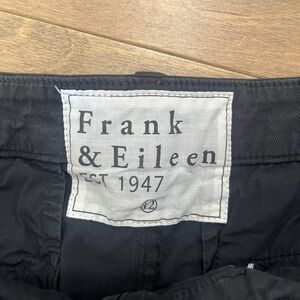 Frank & Eileen Charcoal cut off capri size 12 with front pockets